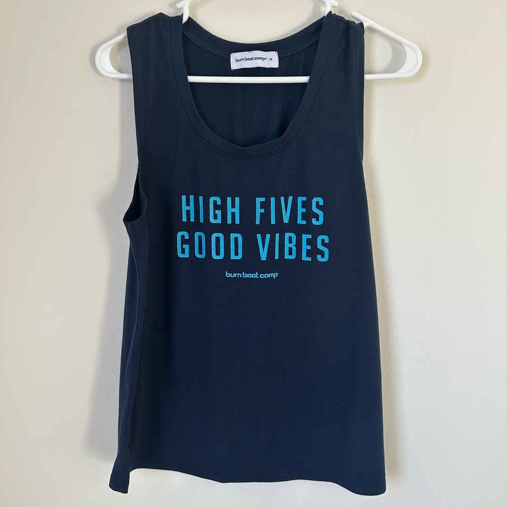 Navy burn boot camp tank - medium - GUC
